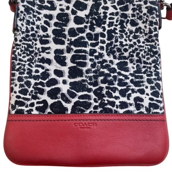 COACH Legacy Ocelot Print Swingpack Crossbody Bag - Picture 4 of 8